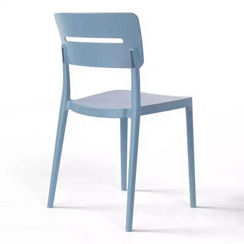WestinTrends Playa Outdoor Modern Stackable Plastic Patio Dining Chairs (Set of 2)