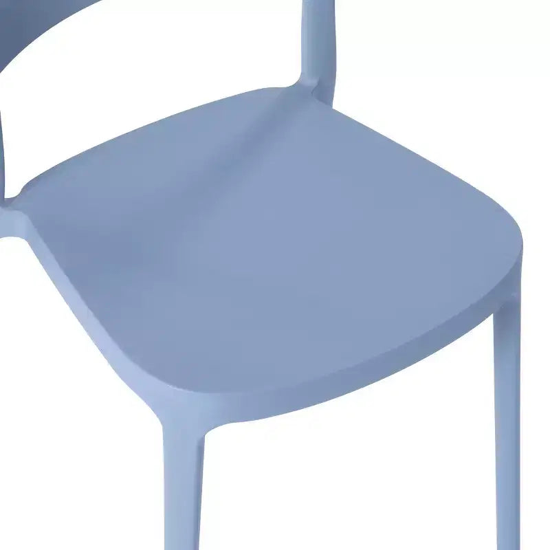 WestinTrends Playa Outdoor Modern Stackable Plastic Patio Dining Chairs (Set of 2)