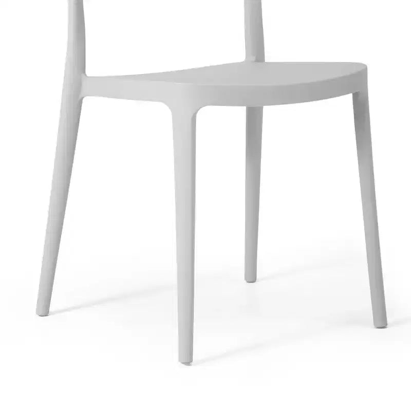 WestinTrends Playa Outdoor Modern Stackable Plastic Patio Dining Chairs (Set of 2)