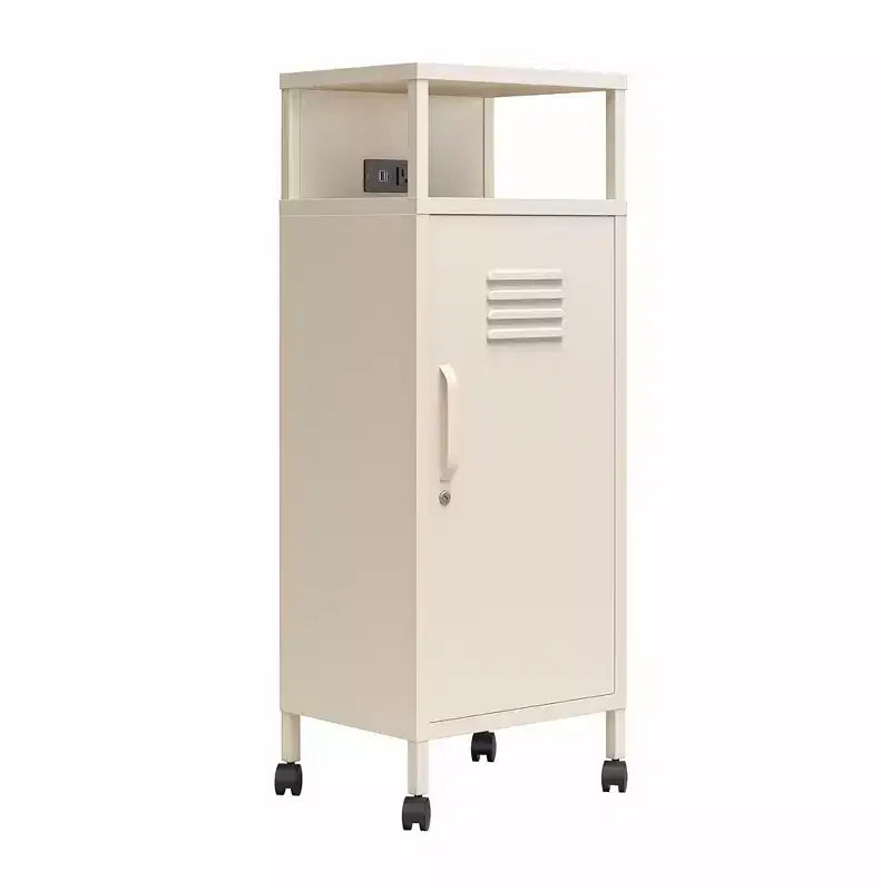 Carrello Contenitore Mobile in Metallo Stile Armadietto Novogratz Cache