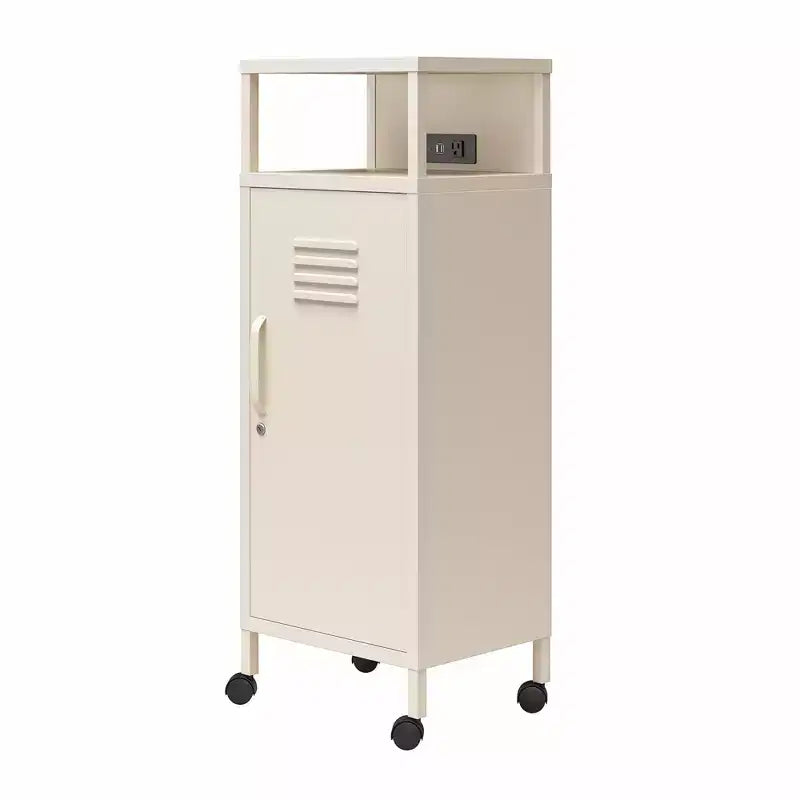 Carrello Contenitore Mobile in Metallo Stile Armadietto Novogratz Cache