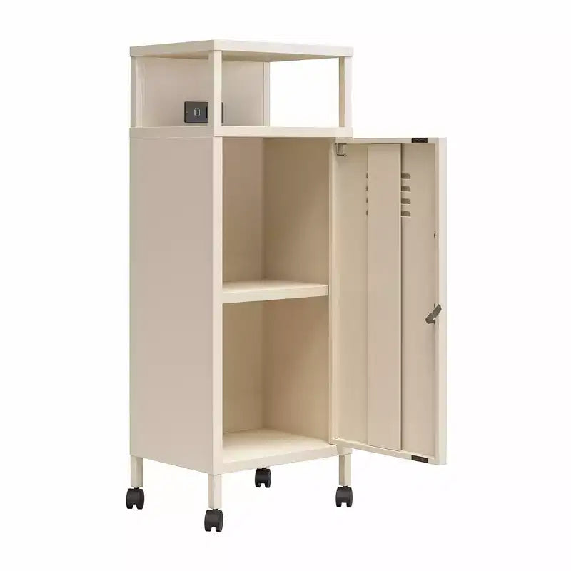 Carrello Contenitore Mobile in Metallo Stile Armadietto Novogratz Cache