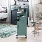 Carrello Contenitore Mobile in Metallo Stile Armadietto Novogratz Cache