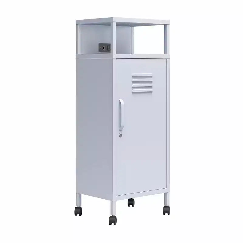 Carrello Contenitore Mobile in Metallo Stile Armadietto Novogratz Cache