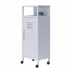 Carrello Contenitore Mobile in Metallo Stile Armadietto Novogratz Cache