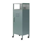 Carrello Contenitore Mobile in Metallo Stile Armadietto Novogratz Cache