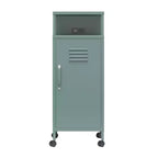 Novogratz Cache Metal Locker-Style Mobile Storage Cart