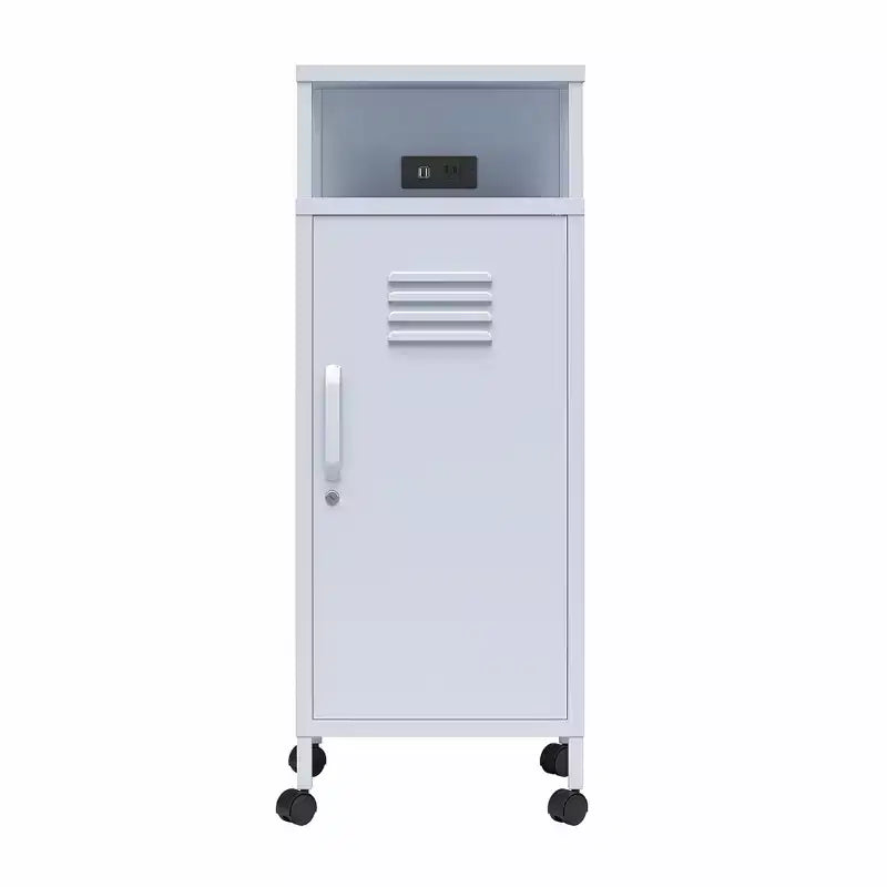 Carrello Contenitore Mobile in Metallo Stile Armadietto Novogratz Cache