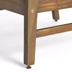 GDFStudio Abena Outdoor Acacia Wood Club Chair with Cushions