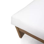 GDFStudio Emma Outdoor Acacia Wood Club Chair with Cushions
