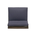 GDFStudio Emma Outdoor Acacia Wood Club Chair with Cushions