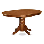 HomeStock Set da Pranzo con Tavolo e 4 Sedie a Farfalla Marrone Sella