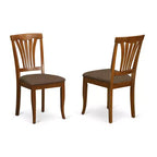 HomeStock Set da Pranzo con Tavolo e 4 Sedie a Farfalla Marrone Sella