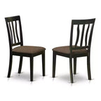 HomeStockRound Dining Table Set For 4 Kitchen Dining Pedestal Base Chairs 42x42 Inch