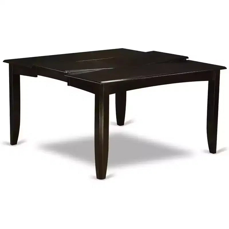 Parfait Dining Room Set Dark Cappuccino Square Gathering Table With Chairs Modern