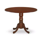 HomeStock Mahogany Round Dining Table Set with Chairs