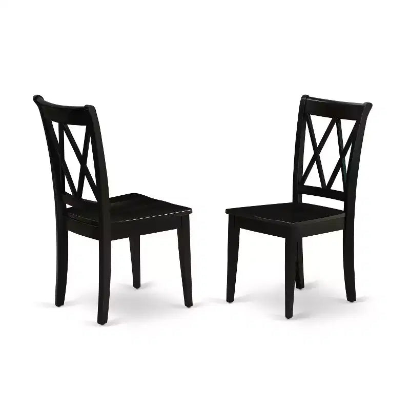 HomeStock Modern Set da Pranzo 3 Pezzi Nero