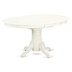 Set da pranzo HomeStock con tavolo ovale e sedie in tessuto di lino
