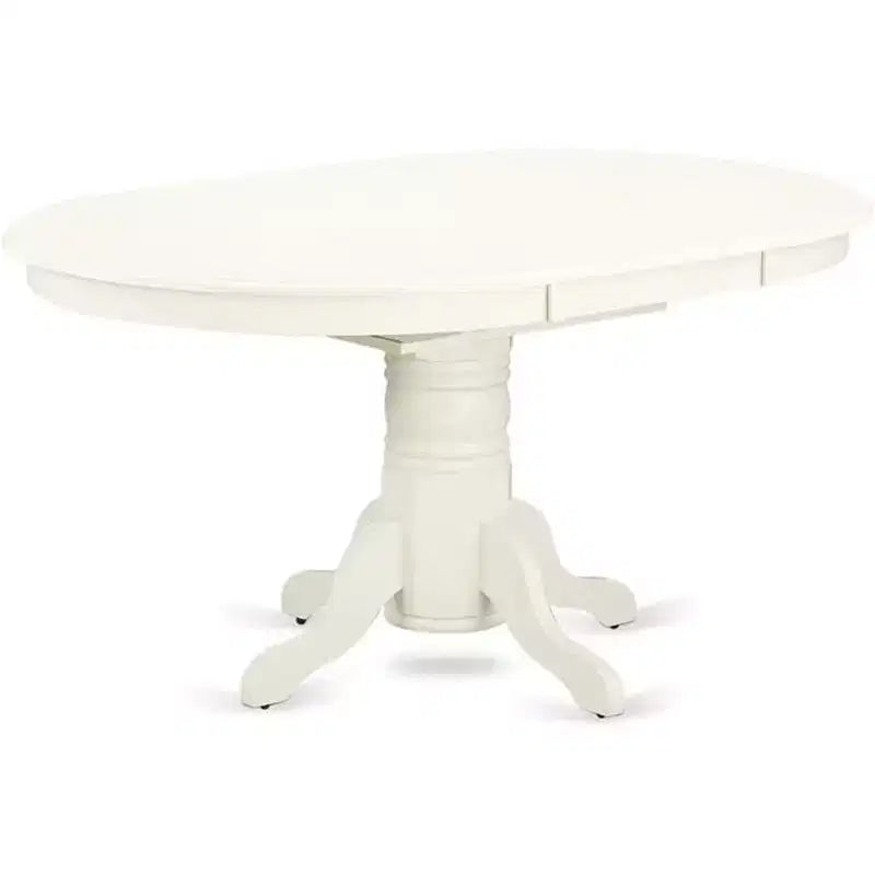 Set da pranzo HomeStock con tavolo ovale e sedie in tessuto di lino