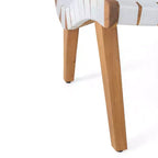 GDFStudio Ocilla Sedie Lounge da Esterno in Legno di Acacia e Corda Intrecciata (Set da 2)