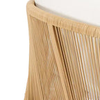 Christopher Knight Home Allerton Outdoor Acacia Wood and Wicker Club Chair with Cushions, Teak and Beige
