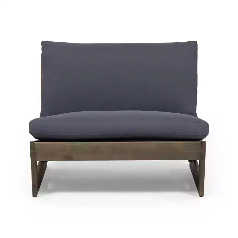 Christopher Knight Home Sherwood Outdoor Acacia Wood Club Chairs with Cushions (Set of 2)
