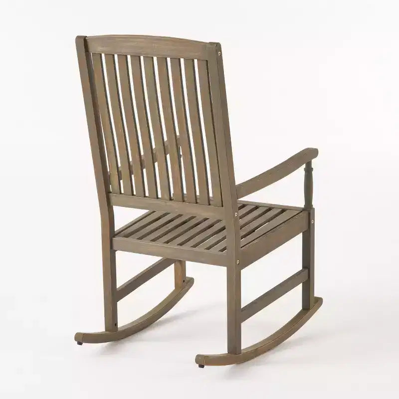Christopher Knight Home Arcadia, sedie a dondolo da esterno in legno di acacia (set da 2)
