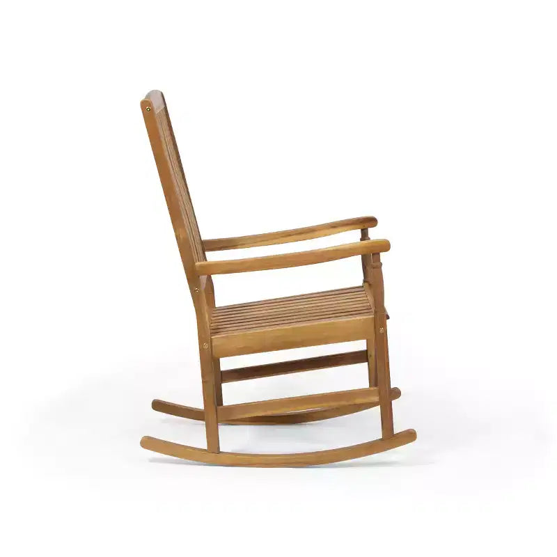 Christopher Knight Home Arcadia, sedie a dondolo da esterno in legno di acacia (set da 2)