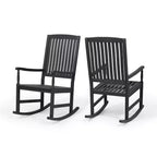 Christopher Knight Home Arcadia, sedie a dondolo da esterno in legno di acacia (set da 2)