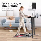 Tapis Roulant EGOFIT Walker Pro M1 - Grigio Freddo, Sottoscrivania, Inclinazione 5%, Display LCD