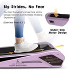 EGOFIT Walker Pro M1 -Sakura Pink,Under Desk Walking Pad,5% Incline, LCD Display