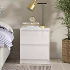 Comodino 2 cassetti HomeStock