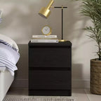 Comodino 2 cassetti HomeStock