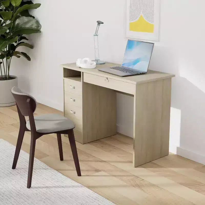 HomeStock Desk with 5 Drawers