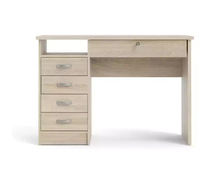 HomeStock Desk with 5 Drawers