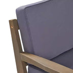 Christopher Knight Home Parma Outdoor Acacia Wood Club Chairs with Water-Resistant Cushions (Set of 2)