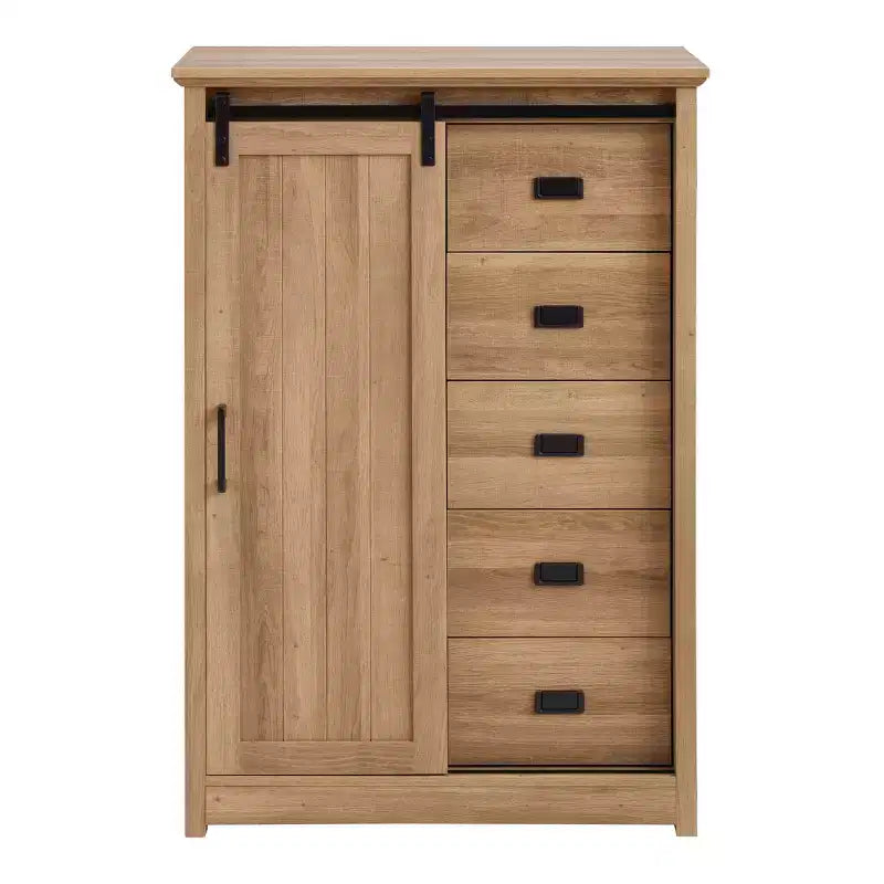 AndMakers Armadietto accento 120.9 cm A con 5 cassetti e 4 ripiani