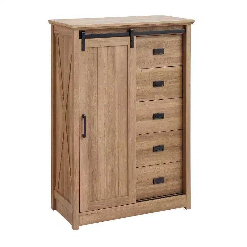 AndMakers Armadietto accento 120.9 cm A con 5 cassetti e 4 ripiani