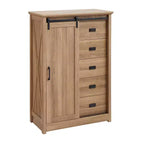 AndMakers Armadietto accento 120.9 cm A con 5 cassetti e 4 ripiani