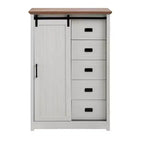 AndMakers Armadietto accento 120.9 cm A con 5 cassetti e 4 ripiani