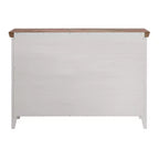 AndMakers Beige 37.66 in. H Accent Cabinet with 7 Drawers