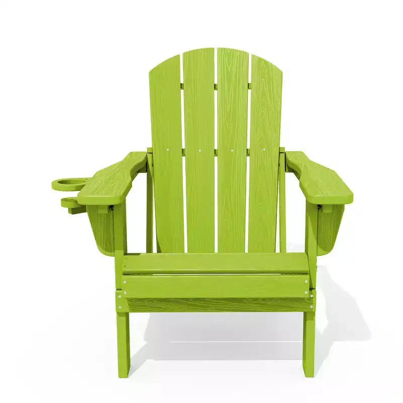 Hyleory Adjustable HDPE Adirondack Chair with Ergonomic Backrest
