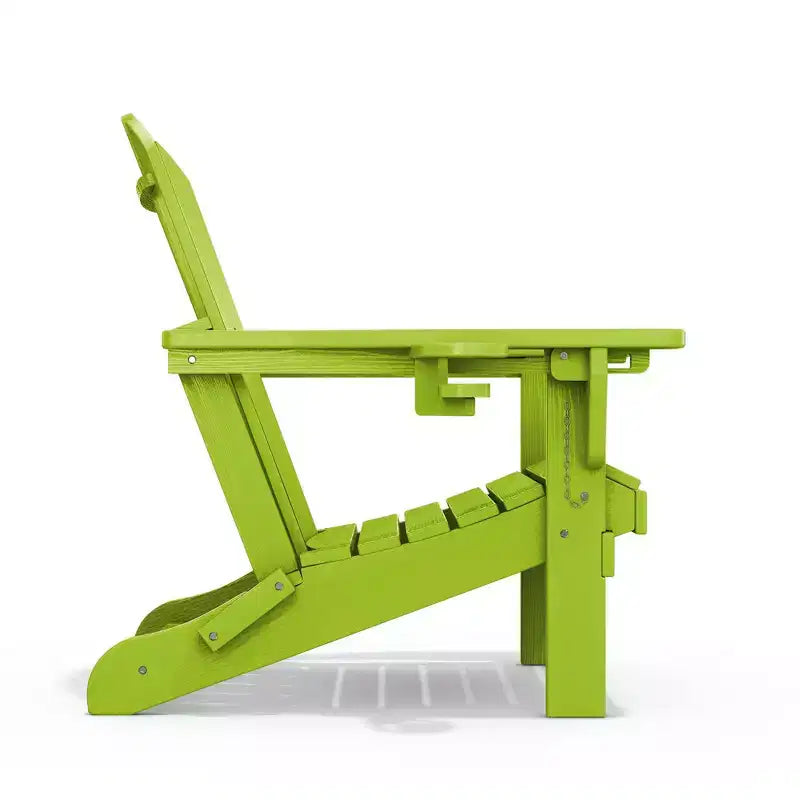 Hyleory Adjustable HDPE Adirondack Chair with Ergonomic Backrest