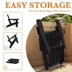 Hyleory Adjustable HDPE Adirondack Chair with Ergonomic Backrest