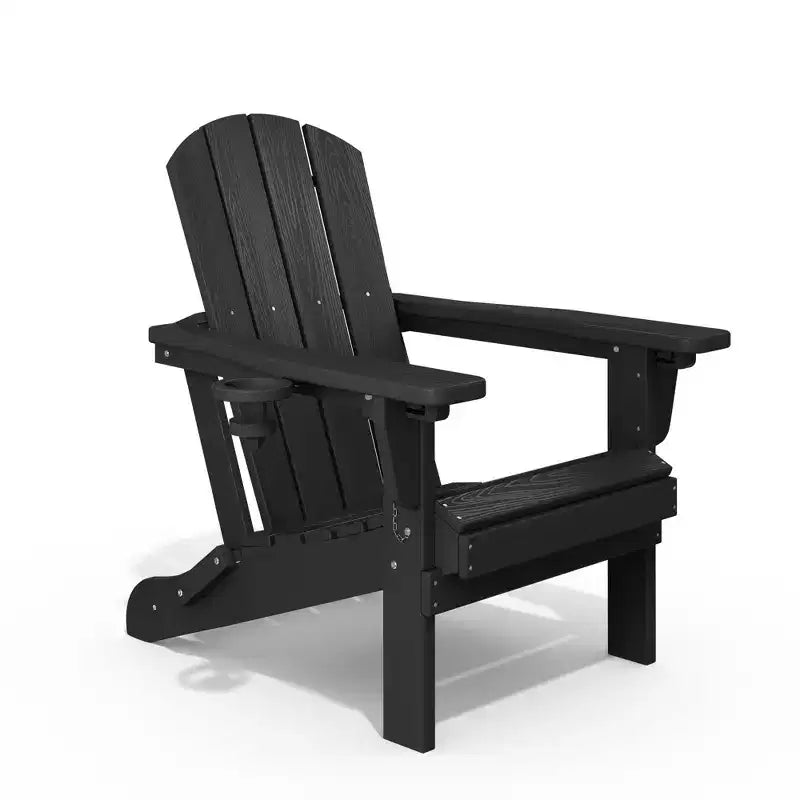Hyleory Adjustable HDPE Adirondack Chair with Ergonomic Backrest