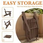 Hyleory Adjustable HDPE Adirondack Chair with Ergonomic Backrest