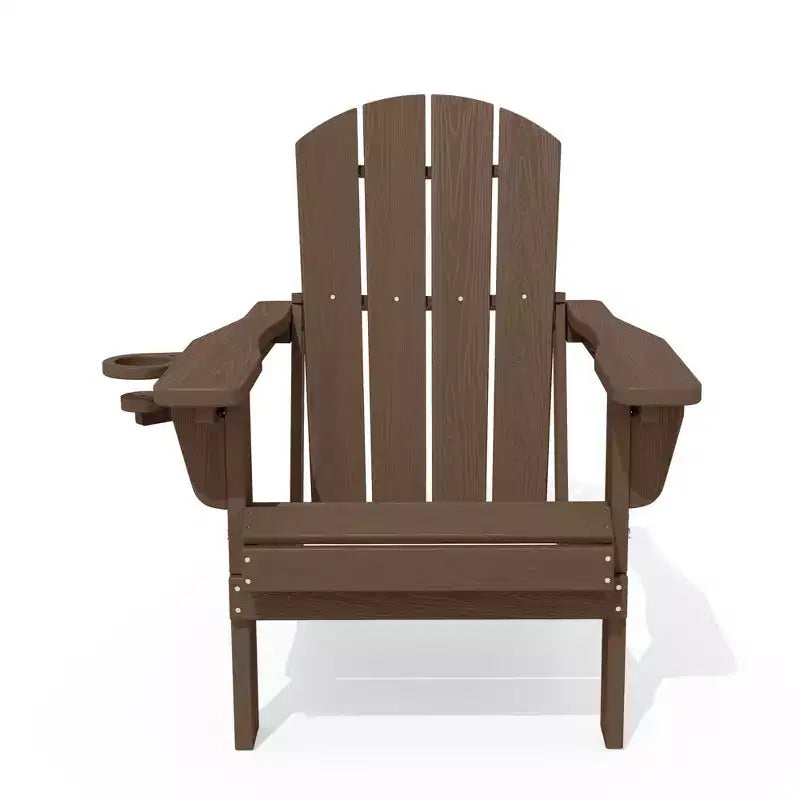 Hyleory Adjustable HDPE Adirondack Chair with Ergonomic Backrest
