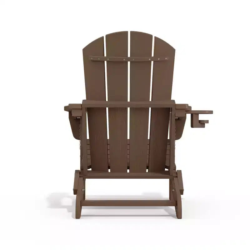 Hyleory Adjustable HDPE Adirondack Chair with Ergonomic Backrest