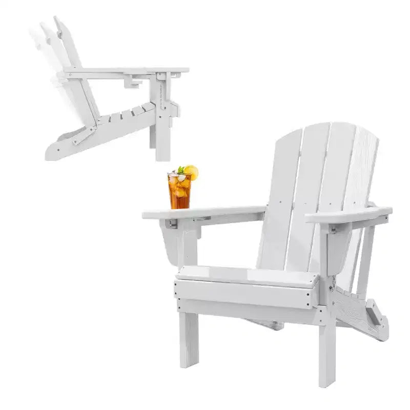Sedia Adirondack Hyleory Regolabile in HDPE con Schienale Ergonomico