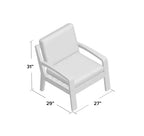 Christopher Knight Home Grenada Outdoor Acacia Wood Club Chairs with Cushions (Set of 4)